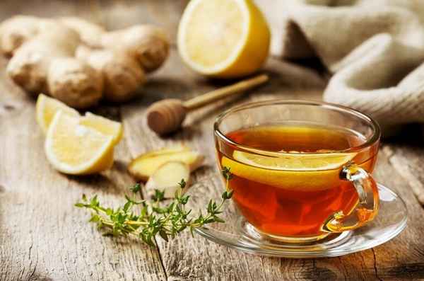 Имбирный чай с лимоном и медом рецепты от гриппа и простуды